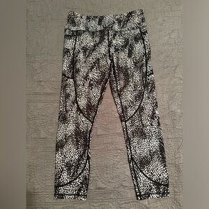 Zyia Active 14-16 Black White Dot Leggings Pocket Light N Tight High Rise